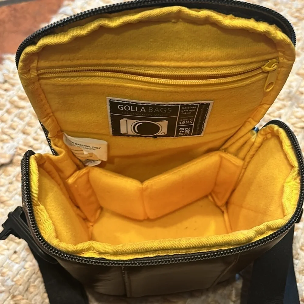 Golla Brown Leather Camera Bag